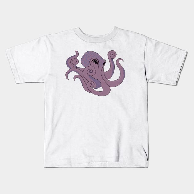 Octopus Kids T-Shirt by Kyko619